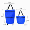 Large Capacity Foldable And Portable Wheels Shopping Grocery Bag