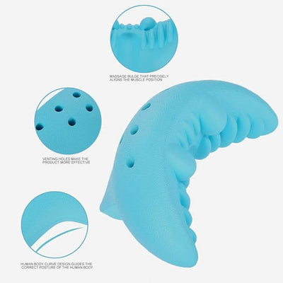 Portable Neck and Shoulder Relaxer Neck Massage Pillow