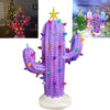 Vintage Christmas Lighted Cactus