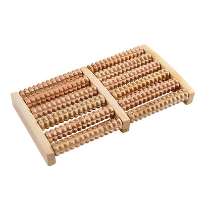 Wooden Roller Foot Massager