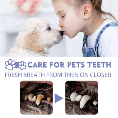 Pet Dog Cat Teeth Cleaning Spray Remove Tartar Teeth Stains